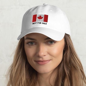 Canada Hat Personalize Not For Sale Embroidered Baseball Cap Canada Proud Hat with Maple Leaf Flag Cotton Dad Hat Maple leaf embroidered cap