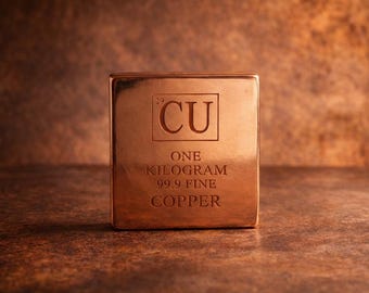 1 lb Copper Ingot .999 Fine Copper 16 oz copper bar Bullion - Etsy