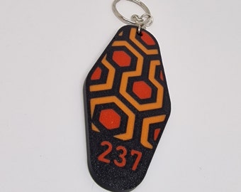 The Shining inspired Overlook hotel Carpet patten Keychain