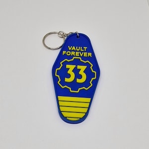Llavero inspirado en Fallout Vault 33