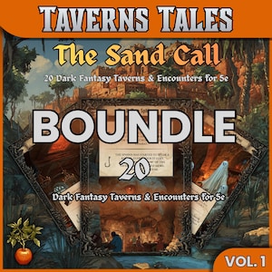 20 Desert Taverns for DnD 5e. Dark Mediterranean Fantasy. Adventure Hooks & Unique  Rules. TTRPG Digital Download. Dungeon Master Resource.