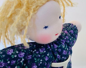 Waldorf dolls // blonde 12 inch doll // Ava - Cuddle Baby// Steiner Doll // handmade soft doll // gift for girl