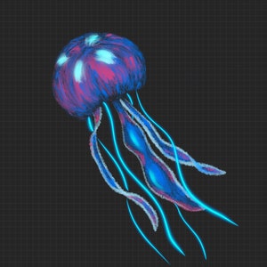 Jellyfish sticker