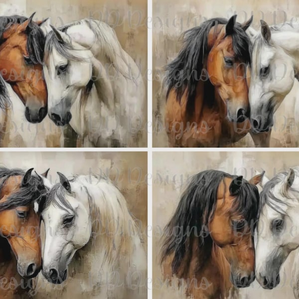 Equine Embrace A4 Rice Paper