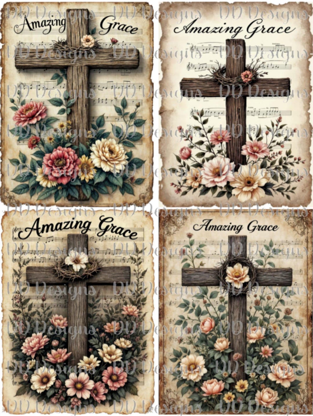 Grace Writ Rice Amazing Grace A4 Rice Paper - Etsy