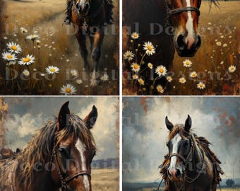 A4 Rice Paper Horse