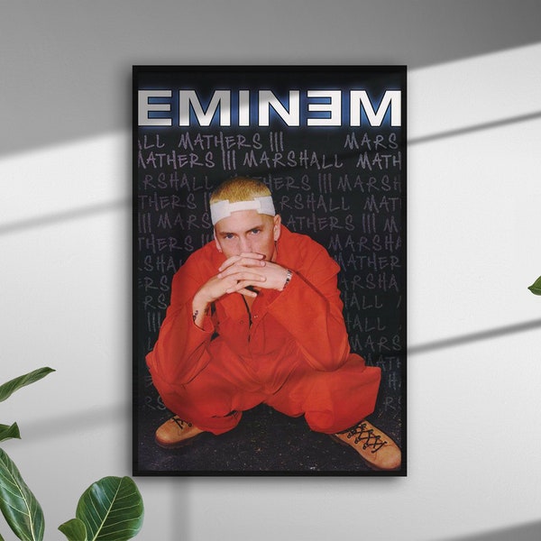 Eminem Poster | Artist Poster | Room Decor | Wall Decor | Music Decor | Poster Gift | Vintage Posters