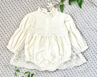 Soft Baby Girl Suit Lace Dress One Piece Romper/Baby Overall /Baby Party Wedding Suit/Toddler/Kids/Baby & Toddler Clothing/ Baby Shower Gift