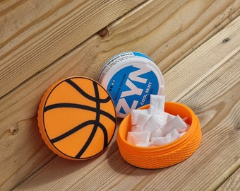 Pouch Keeper - Zyn Pouch Container - Basketball Edition - Nicotine Holder -  Screw Container for Nicotine