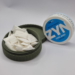 Pouch Keeper - Zyn Pouch Container - Nicotine Holder -  Screw Container for Nicotine
