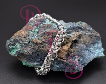 Stainless Kinged Vipera Berus Chainmaille Bracelet