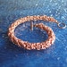 Chainmaille Bracelet Copper Turkish Round