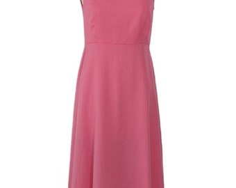 Tencel Midi Dress | Simple Wedding Dresses | Summer  Dress | Cocktail Dress | Tea Length  Dresses | Eco-Friendly Clothing