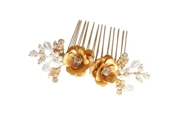 Pearl Flower Hair Comb Bridal Headpiece Hair Accessories Hair Slide Cocktail Hair Accessories