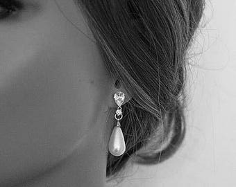 Princess Kate | Bridal Pearl Earrings | Pearl Earrings | Pearl Drop Earrings | Wedding Jewelry | Pearl Jewellery | Eco Friendly Jewelry