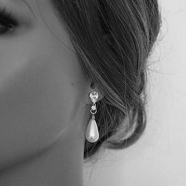 Princess Kate | Bridal Pearl Earrings | Pearl Earrings | Pearl Drop Earrings | Wedding Jewelry | Pearl Jewellery | Eco Friendly Jewelry
