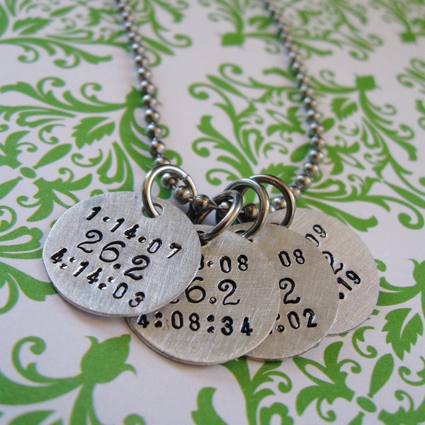Iris Runner Necklace (running/marathon/half-marathon)