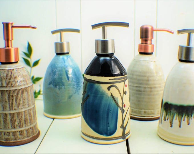 Handmade Ceramic Soap Dispenser Etsy — free download