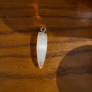 Selenite Crystal Pendant