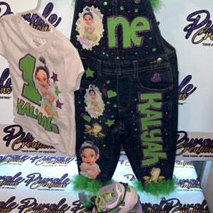 Custom Overalls, Kids Birthday Party Set, Kids Birthday outfit, Custom Kids Birthday, Birthday Sets