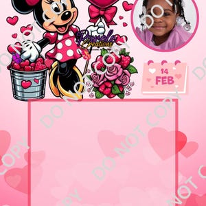 Jumbo Valentinstag Kartenvorlage (6 Designs) 11 x 17