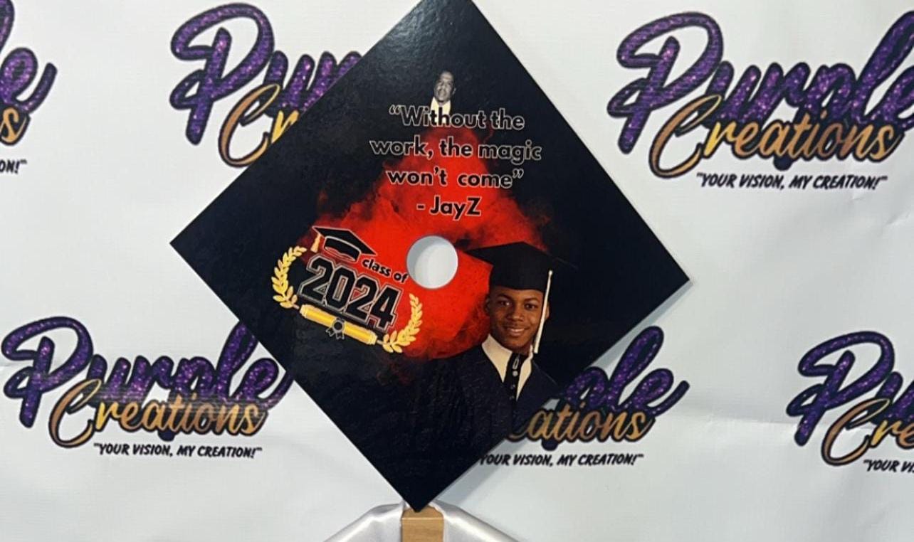 Grad Cap Topper Rugby Graduation Cap Topper - Etsy