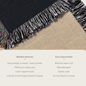 Elegant Swan Blanket, Swan Print Quilt, Nature-Inspired Beige Home Decor, Cozy Fleece Blanket, Woven Cotton Throw, Gift Idea for Bird Lover. Size chart.