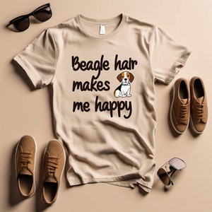 Cute Beagle Hair T-Shirt for Beagle Lover, Funny Beagle Shirt for Beagle Mama, Gift For Beagle Owner and Beagle Mom TShirt