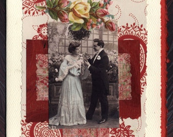 Cásate conmigo ahora Collage Card Engagement Aniversario de boda