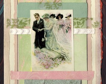 Wedding Collage Card Aniversario de amor