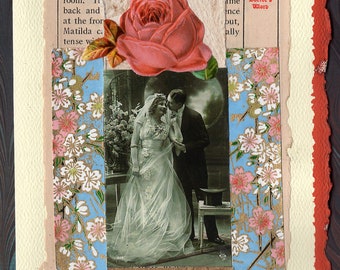 Wedding Collage Card Aniversario de amor