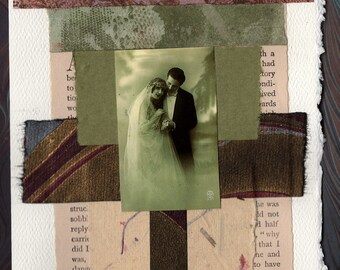 Wedding Collage Card Love Anniversary Se enamoró de su esposa