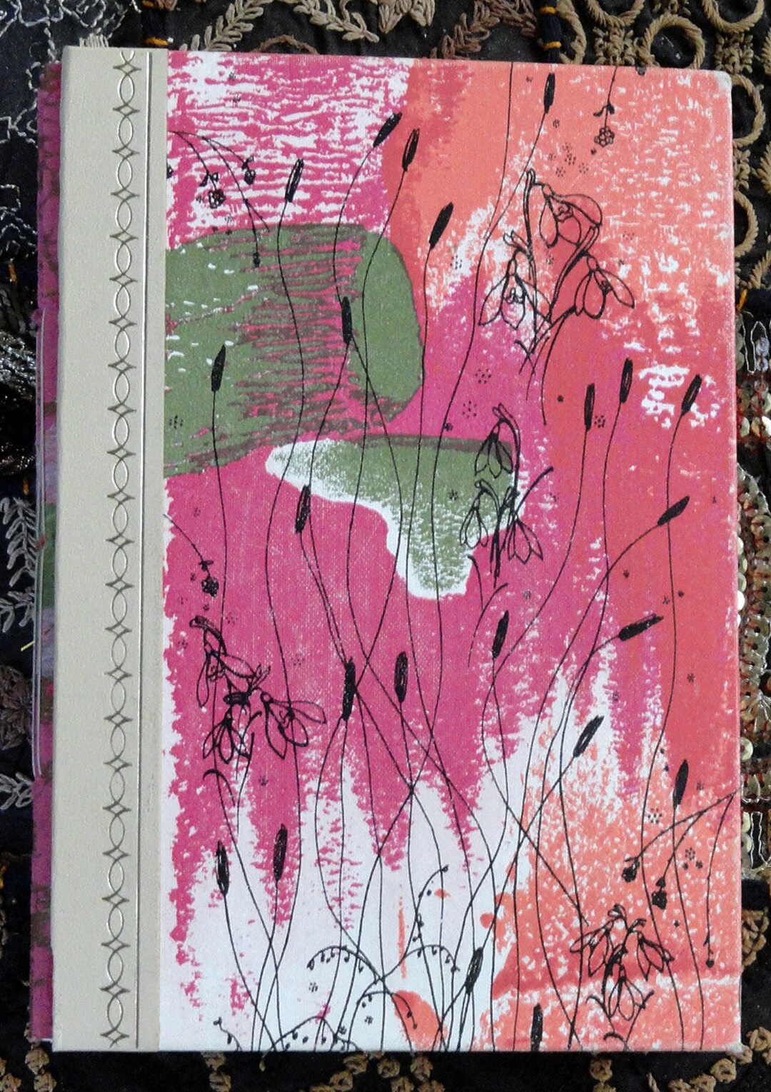 Handbound Concertina Journal or Album From Vintage Book. Etsy