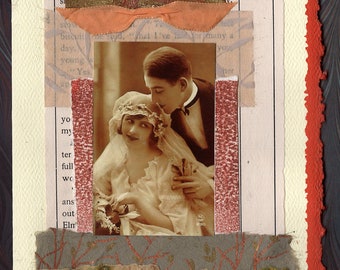 Wedding Collage Card Aniversario de amor