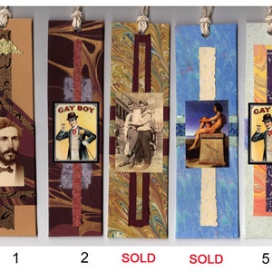 Gay Boy Bookmarks Each Sold Separately
