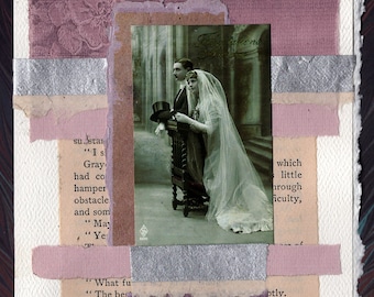 Wedding Collage Card Love Fin del cortejo