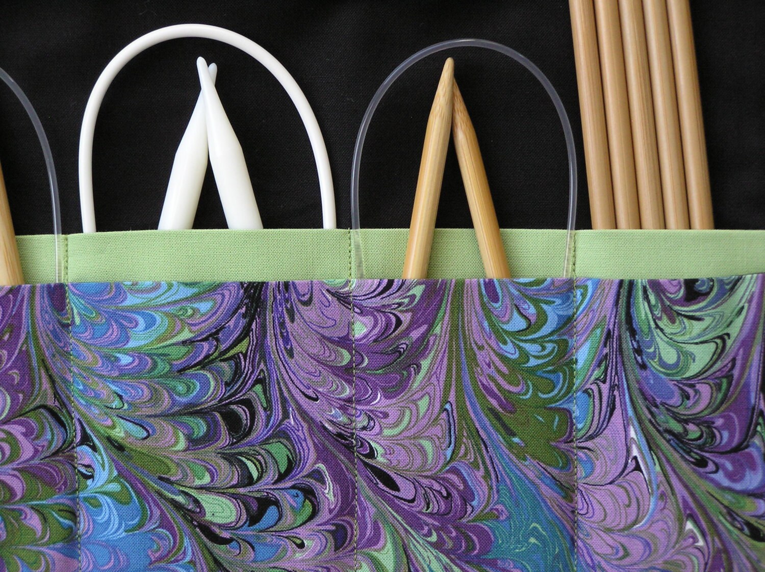 Circular Knitting Needle Case Double Pointed Knitting Needle Etsy