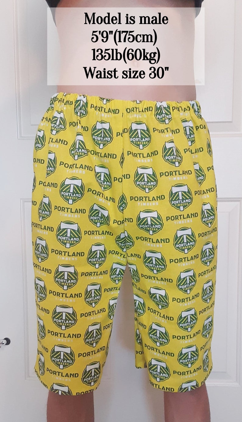 SALE ITEM Lightweight Adult Shorts Unisex Lounge Wear Gift for Soccer Fan Gift for Him Gift for Her MLS Portland Timbers Shorts image 2