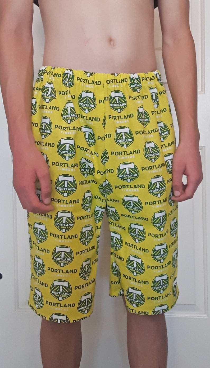 SALE ITEM Lightweight Adult Shorts Unisex Lounge Wear Gift for Soccer Fan Gift for Him Gift for Her MLS Portland Timbers Shorts image 4