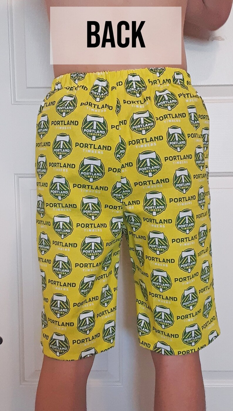 SALE ITEM Lightweight Adult Shorts Unisex Lounge Wear Gift for Soccer Fan Gift for Him Gift for Her MLS Portland Timbers Shorts image 3