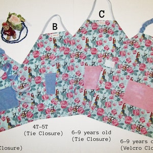 Montessori Apron | Kids Apron with Pocket | Apron for Kids and Toddlers | 3 Sizes Available | For Baking, Cooking, Arts and Crafts