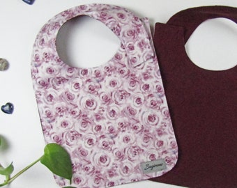 BABY BIB | Bib for Newborn to 3 years old | Baby Shower Gift for Girl | Clothing Protector | Feeding, Eating, Drooling | Daycare Bib