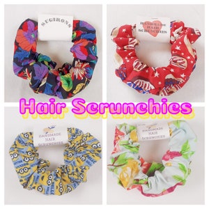 2er-Set Haargummi Armband Scrunchie Haarschmuck Kawaii Scrunchies Geschenk für Sie Geschenk für Ihn Unisex Bild 1