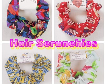 Set of 2 | Hair Scrunchies | Wrist Scrunchies | Hair Accessories | Kawaii Scrunchies | Gift for Her | Gift for Him | Unisex | FREE SHIPPING