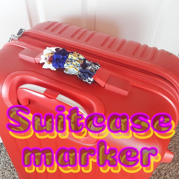 Suitcase Markers | Cord Holder | Fabric Cord Keepers | Cord Organizers | Electric Cord Keepers | Stretchy and Adjustable | Velcro Closures