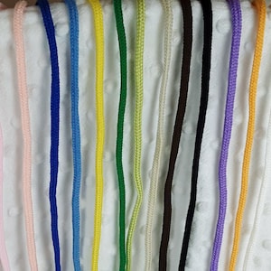 High Quality Acrylic Drawcord by the yard...Many Colors to choose from... 1/4 Drawstring...Round Braided Drawstring... image 1