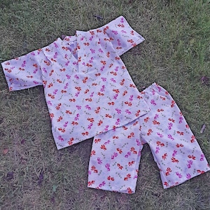 Kids Jinbei: Goldfish Japanese Summer Kimono, Size 150cm