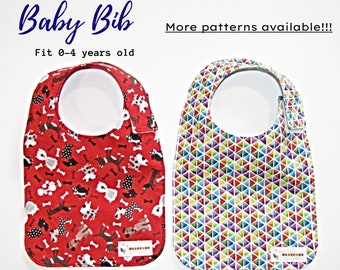 BABY BIB | Toddler Bib | Bib for Baby | Bib for Kids | High Quality 100% Cotton Soft Absorbent Bib | Feeding, Crafting, Drooling