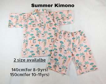 Cool Koala Kids Summer Kimono - Jinbei - No Strings - Easy On/Off Slip on Japanese Kimono