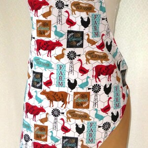 Farm Themed Reversible Apron